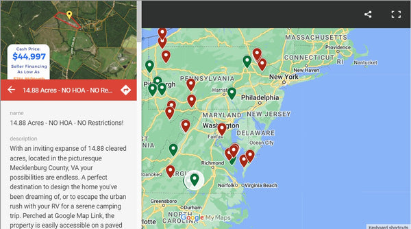 Vacant Land For Sale Google Map Guide Now Live!