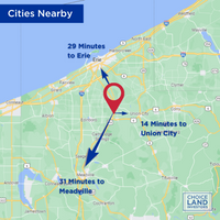 SOLD - .33 Lot - Rare Double Lot Perfect for Camping! Easy Access to French Creek and 20 minutes to Lake Erie!