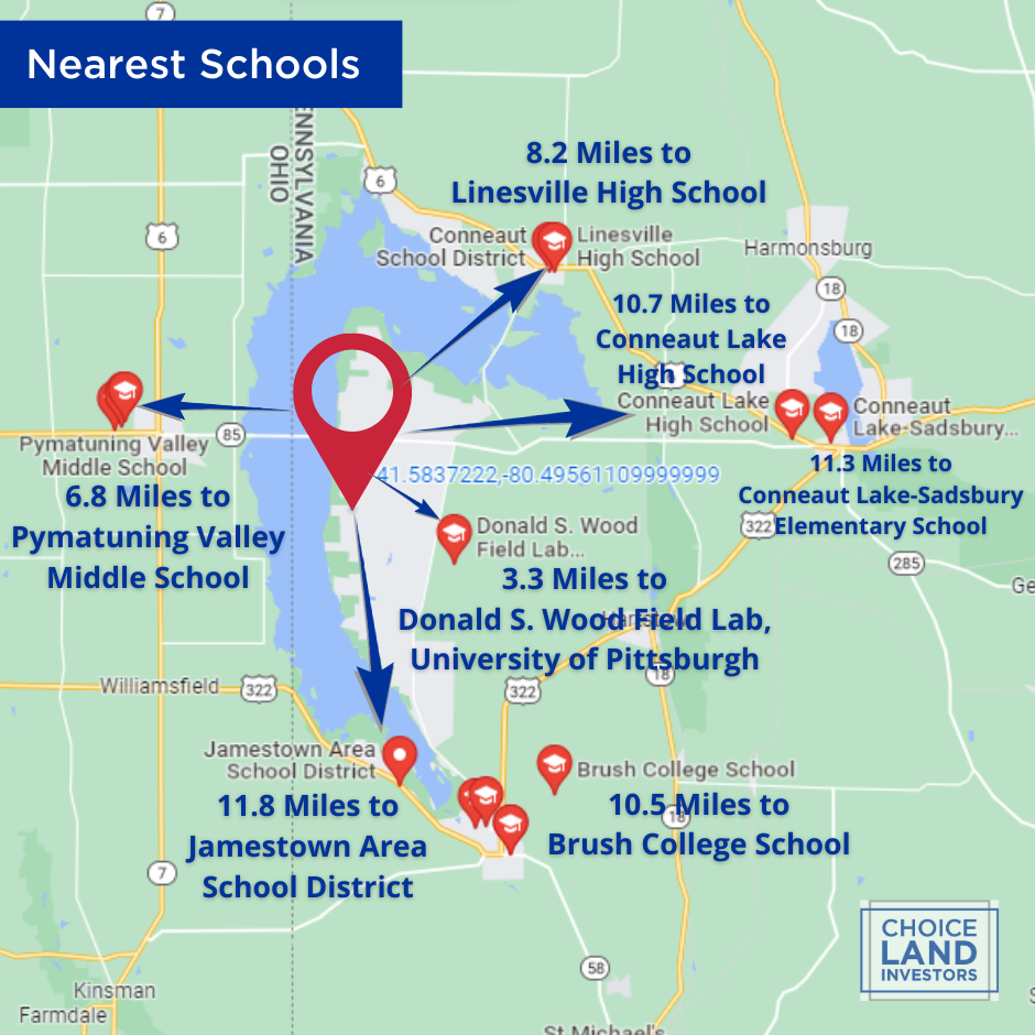 SOLD - No HOA! RV, Mobile, Modular, Flat Buildable Lot - Minutes from Pymatuning Lake!