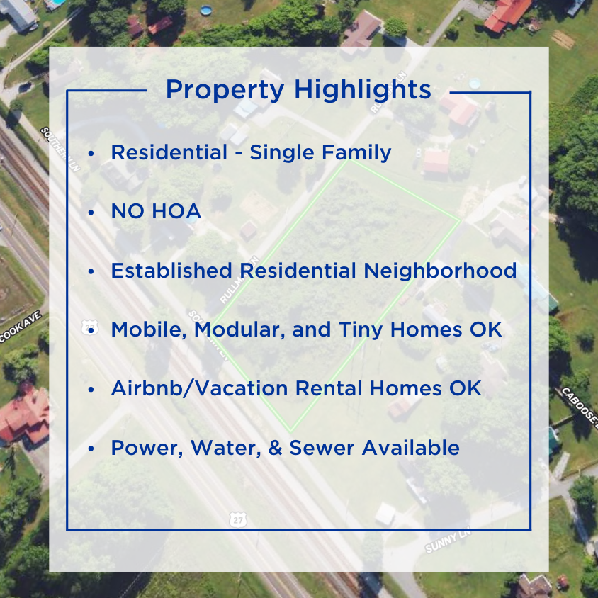 SOLD - All Utilities - Flat Lot - SFH/Mobile/Modular/Tiny Homes and Airbnb OK!