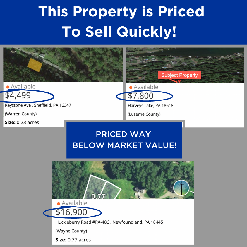 SOLD - .33 Lot - Rare Double Lot Perfect for Camping! Easy Access to French Creek and 20 minutes to Lake Erie!