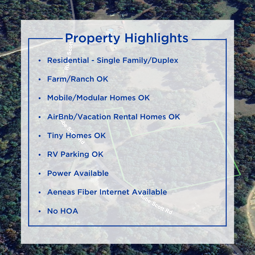 5 Acres – SFR/Mobile/Modular/Tiny/AirBnb/Farm OK! – Power Ready & NO HOA!