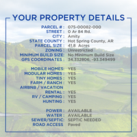 SOLD - 40+ Acres Unrestricted - Power & Water Available - Subdivide OK