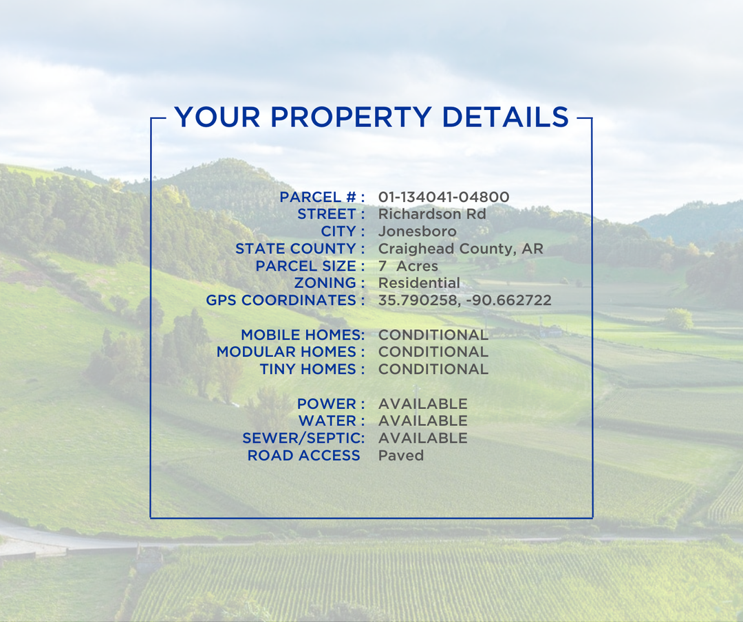 7 Acres Residential Lot | Power Available | Build-Ready Site