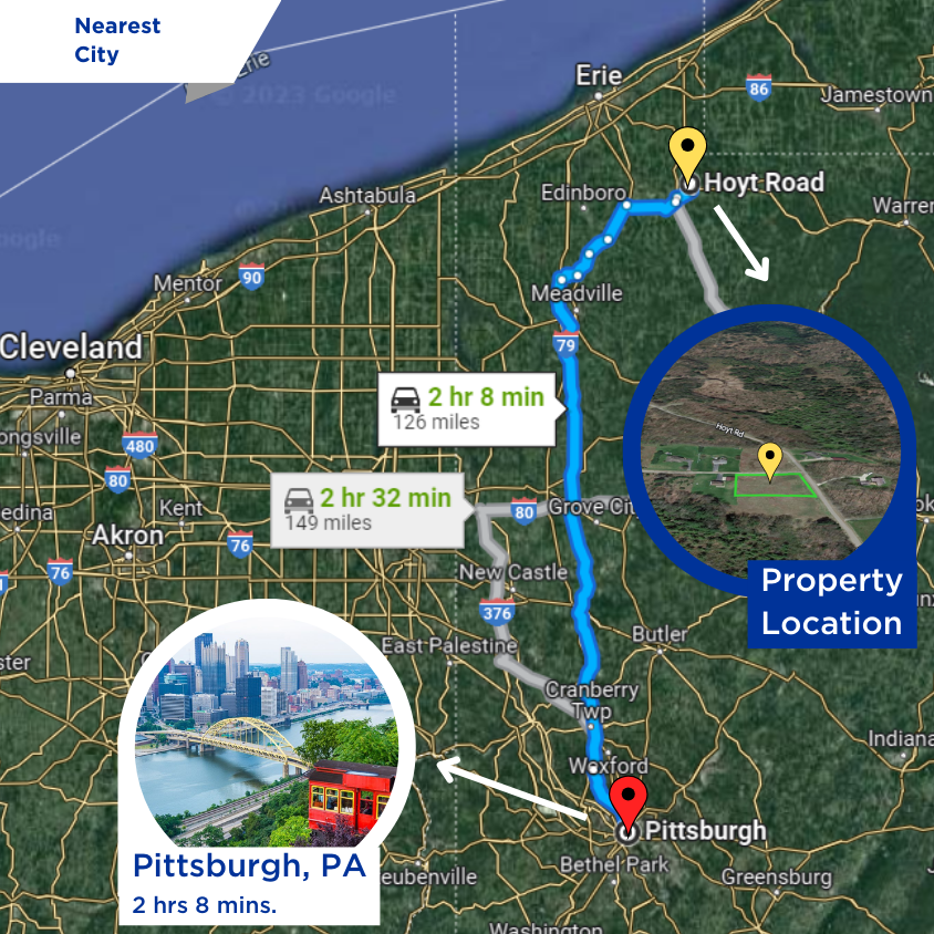 SOLD - No HOA! Ready To Build 1.2 Acres in Erie, PA - Priced Way Below Market!