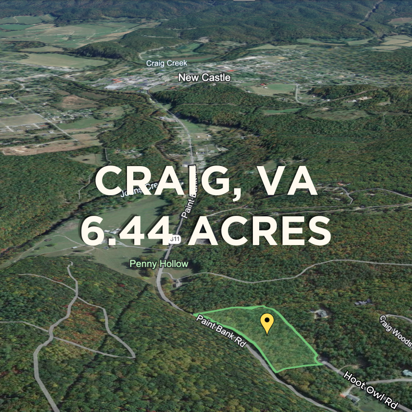 SOLD - 6.44 Acres - NO HOA - RV/Mobile/ Modular/ Tiny and AIRBNB OK! Financing Available