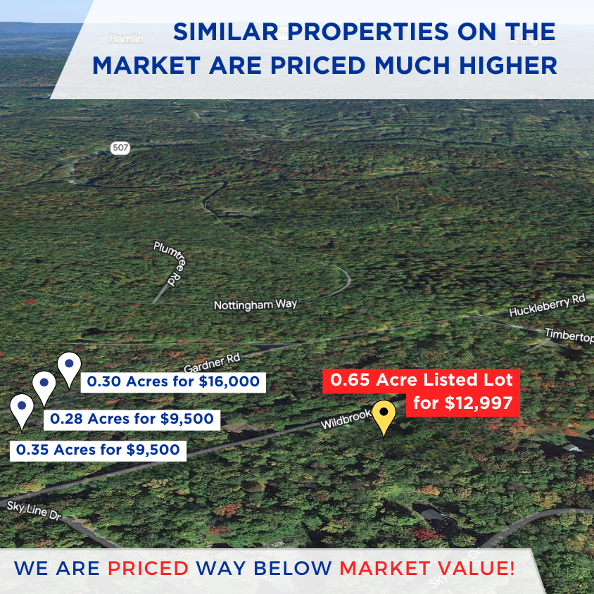 SOLD - No HOA - Flat Buildable Lot - Vacation Rentals | Tiny Homes | Modular All OK!  90 Minutes from NYC