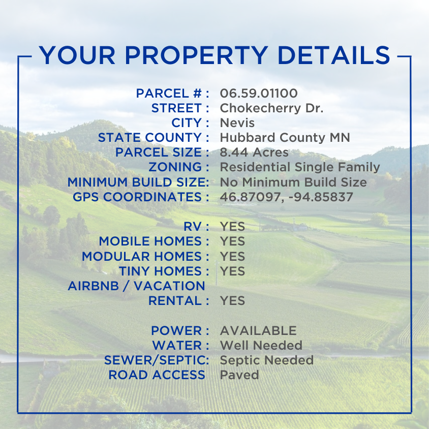 SOLD: Partially Cleared 8.44-Acres – No HOA and Flexible Home Options!