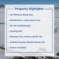 Residential or Agricultural Land – RVs Permitted, Hunting Allowed, No Min Build!