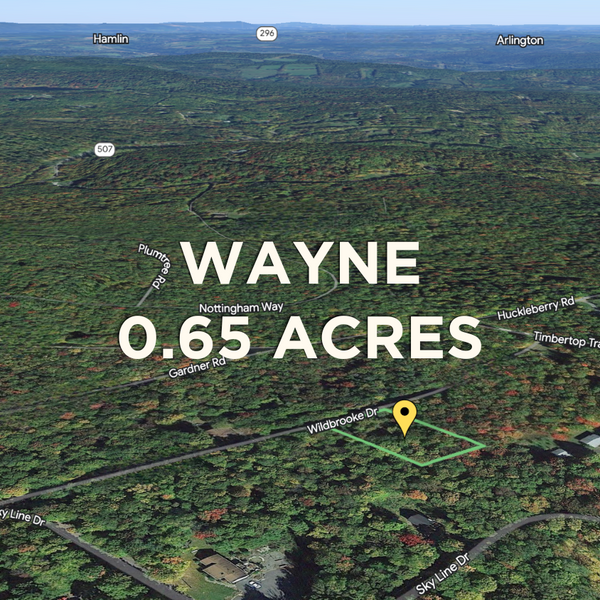 SOLD - No HOA - Flat Buildable Lot - Vacation Rentals | Tiny Homes | Modular All OK!  90 Minutes from NYC