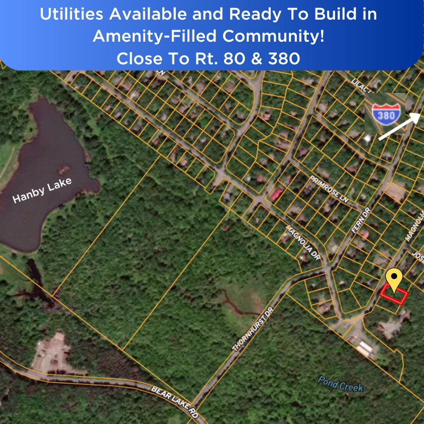 SOLD - All Utilities Ready to Build in Amenity-Filled Community Central Poconos - Only $4,997!